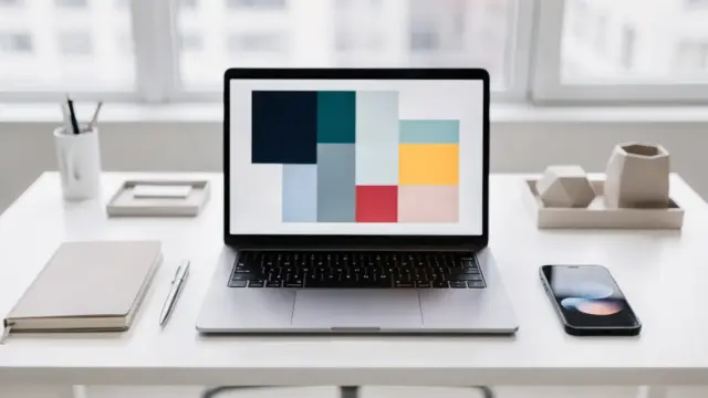 Laptop mit Diagrammen in einem Büro zum Thema Online-Business-Kennzahlen