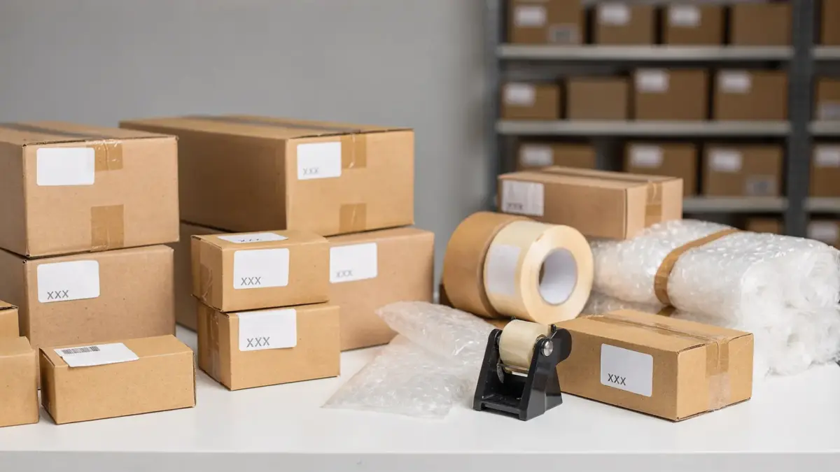 Versandpflichten im Onlineshop: Verpackte Pakete, Versandmaterial und Retouren im Lager